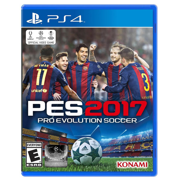 دیسک بازی PES 2017 پلی استیشن 4 کارکرده