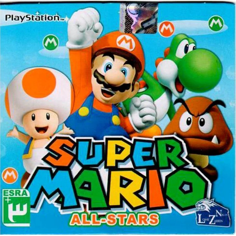 دیسک بازی  پلی استیشن 1  سوپر ماریو ال استار Super Mario All-Stars